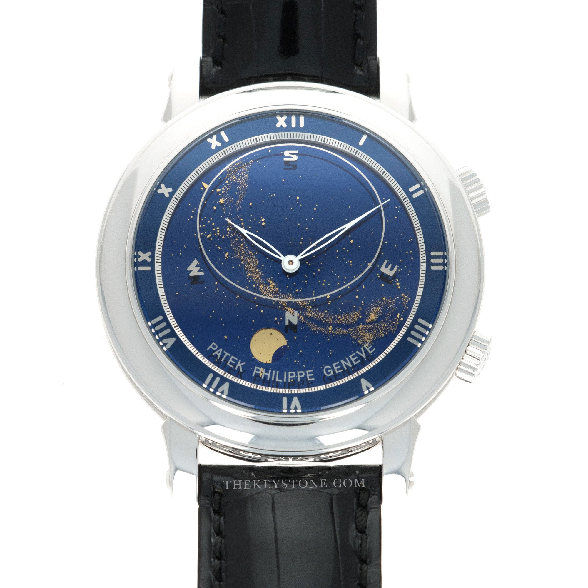 Patek Philippe - Patek Philippe White Gold Celestial Watch Ref. 5102, Unworn - The Keystone Watches