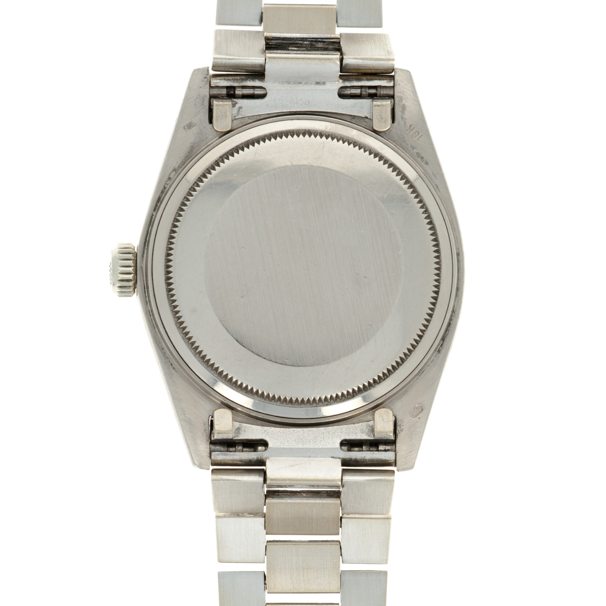 Rolex - Rolex White Gold Day-Date Bark Watch Ref. 18079 with Salmon Jubilee Dial - The Keystone Watches