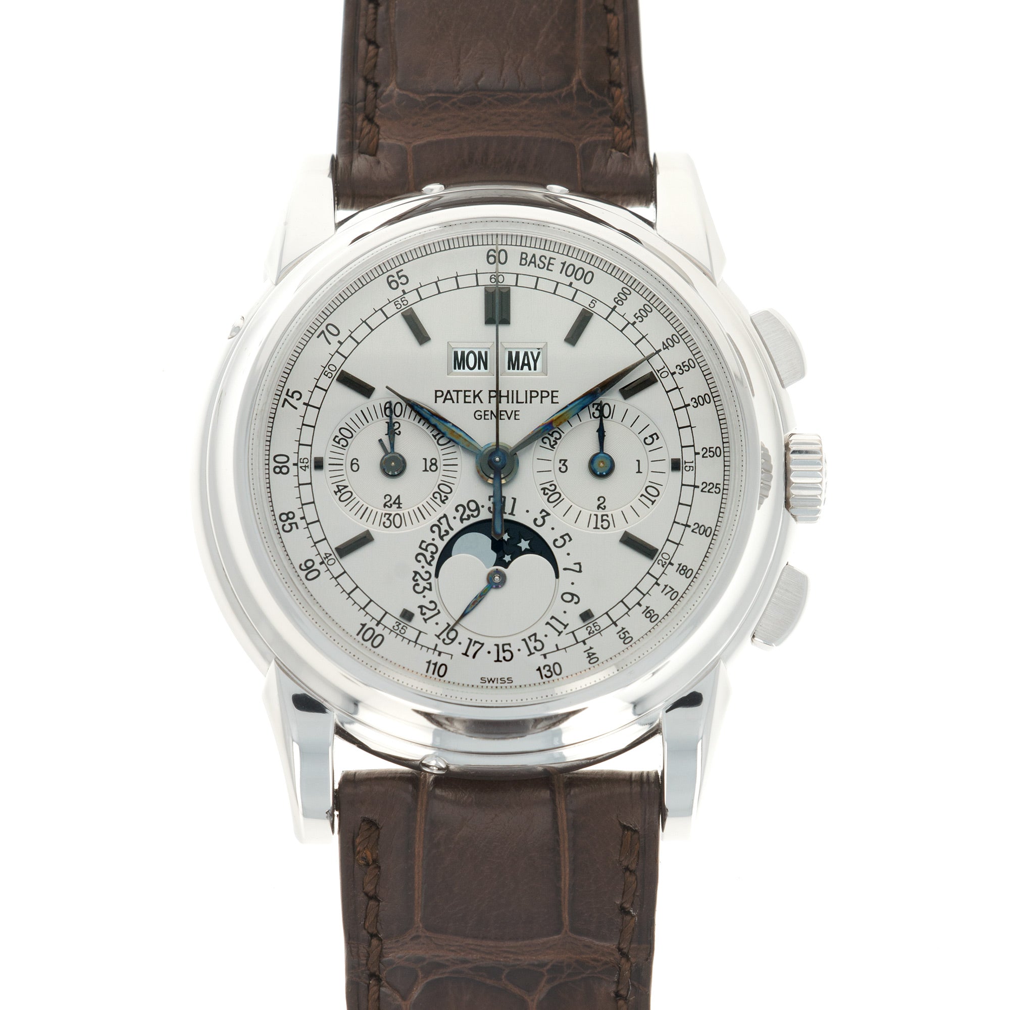 Patek Philippe - Patek Philippe White Gold Perpetual Calendar Chrono Watch Ref. 5970 - The Keystone Watches