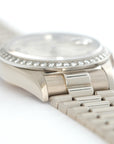 Rolex - Rolex White Gold Day-Date Diamond Watch Ref. 18049 with Original Paper - The Keystone Watches
