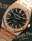 Audemars Piguet - Audemars Piguet Rose Gold Royal Oak Watch Ref. 15400 with Original and Papers - The Keystone Watches