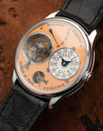 FP Journe - F.P Journe Platinum Tourbillon Remontoir dEgalite with Rose Gold Dial - The Keystone Watches