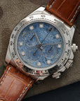 Rolex - Rolex White Gold Cosmograph Daytona Zenith Sodalite Watch Ref. 16519 - The Keystone Watches