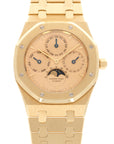 Audemars Piguet - Audemars Piguet Yellow Gold Royal Oak Quantieme Perpetual Watch Ref. 25654 - The Keystone Watches