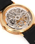 Audemars Piguet - Audemars Piguet Yellow Gold Ultra Thin Skeletonized Watch with Ornate Bird Dial - The Keystone Watches