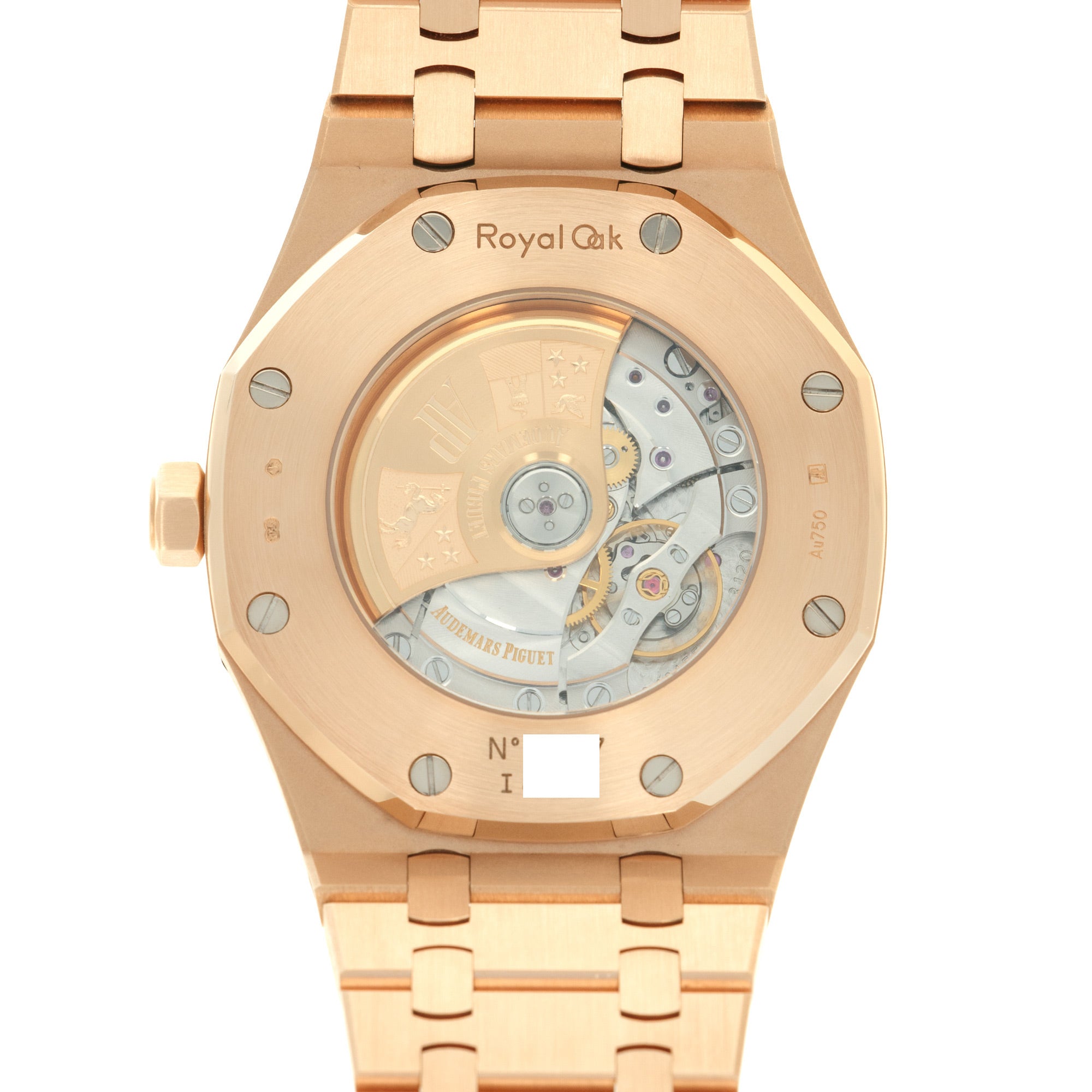 Audemars Piguet - Audemars Piguet Rose Gold Royal Oak Watch Ref. 15400 with Original and Papers - The Keystone Watches