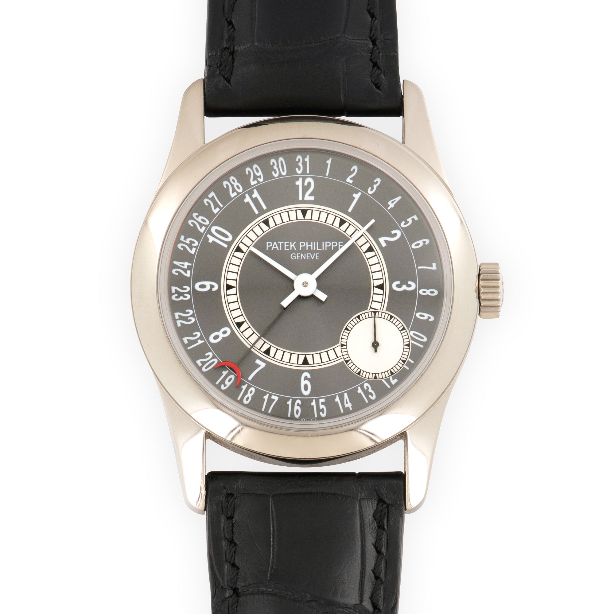 Patek Philippe - Patek Philippe White Gold Calatrava Watch Ref. 6000 - The Keystone Watches