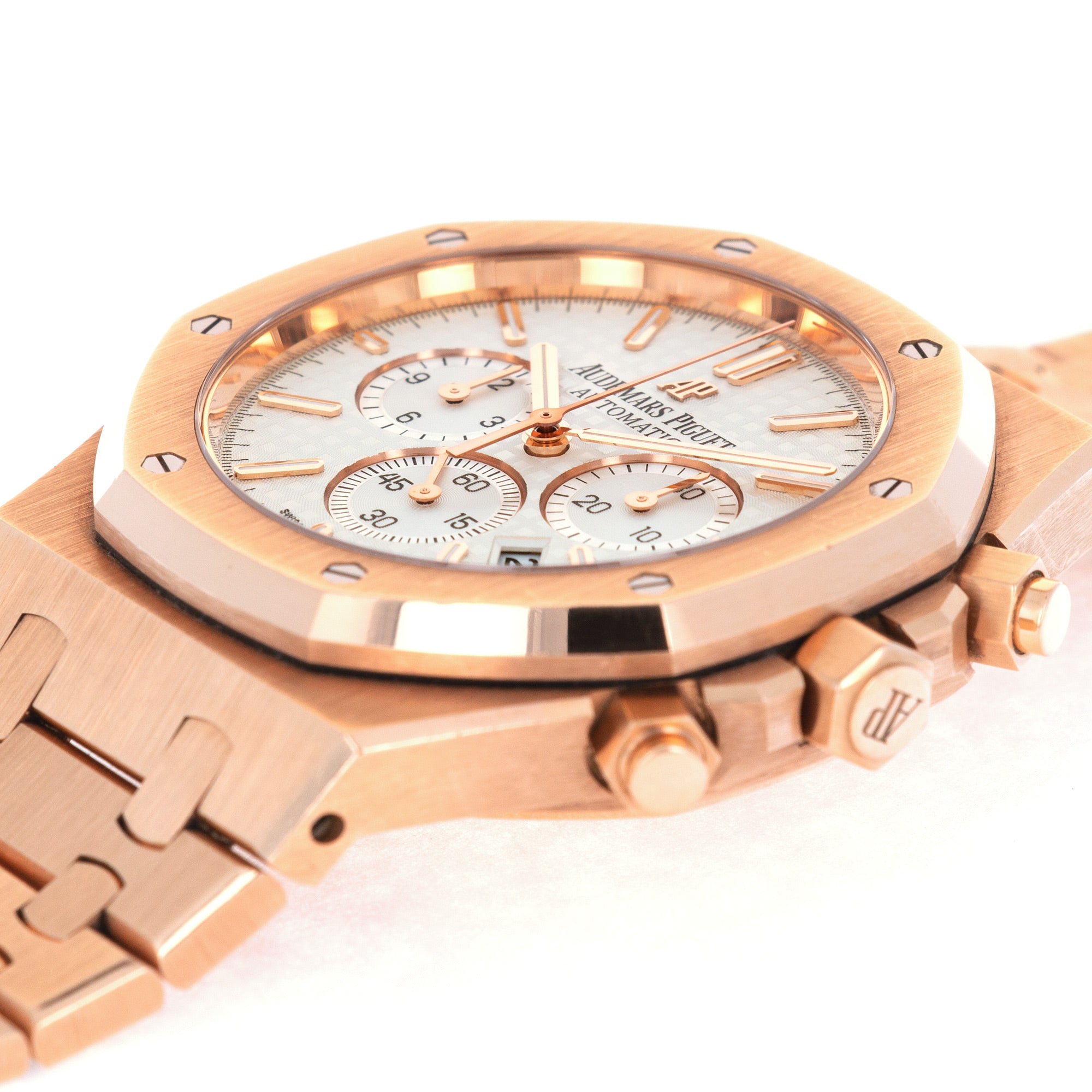 Audemars Piguet - Audemars Piguet Rose Gold Royal Oak Chrono Watch Ref. 26320 - The Keystone Watches