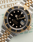 Rolex - Rolex Two-Tone Submariner, Ref. 16613 with Original Paper - The Keystone Watches