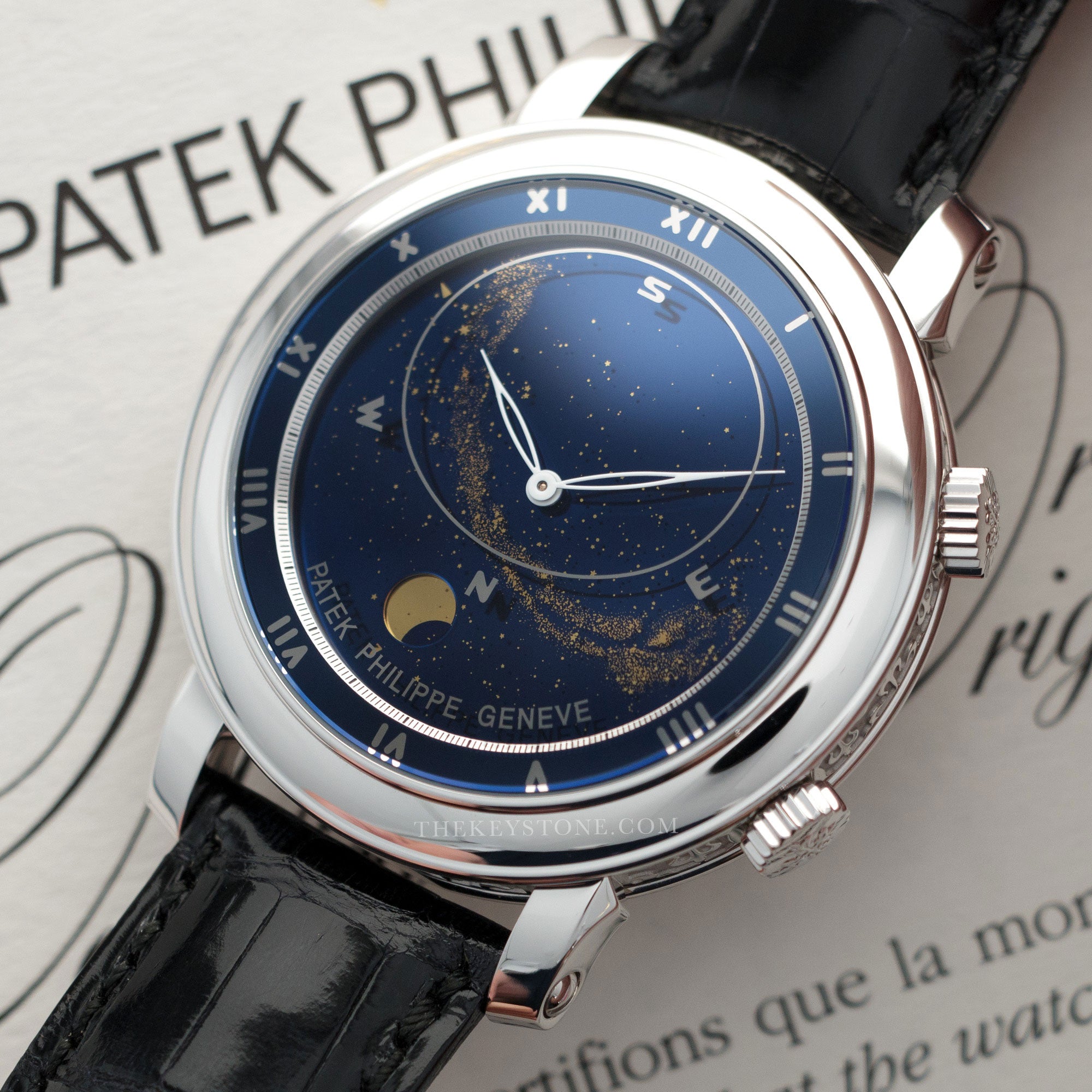 Patek Philippe - Patek Philippe White Gold Celestial Watch Ref. 5102, Unworn - The Keystone Watches