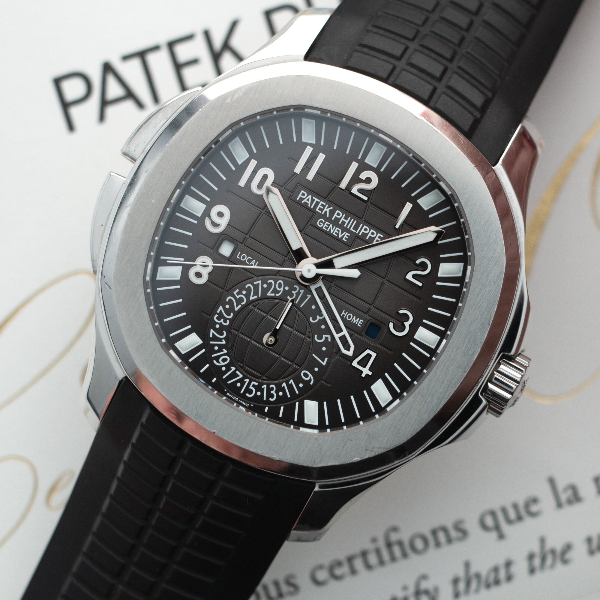 Patek Philippe - Patek Philippe Aquanaut Travel Time Watch Ref. 5164 - The Keystone Watches