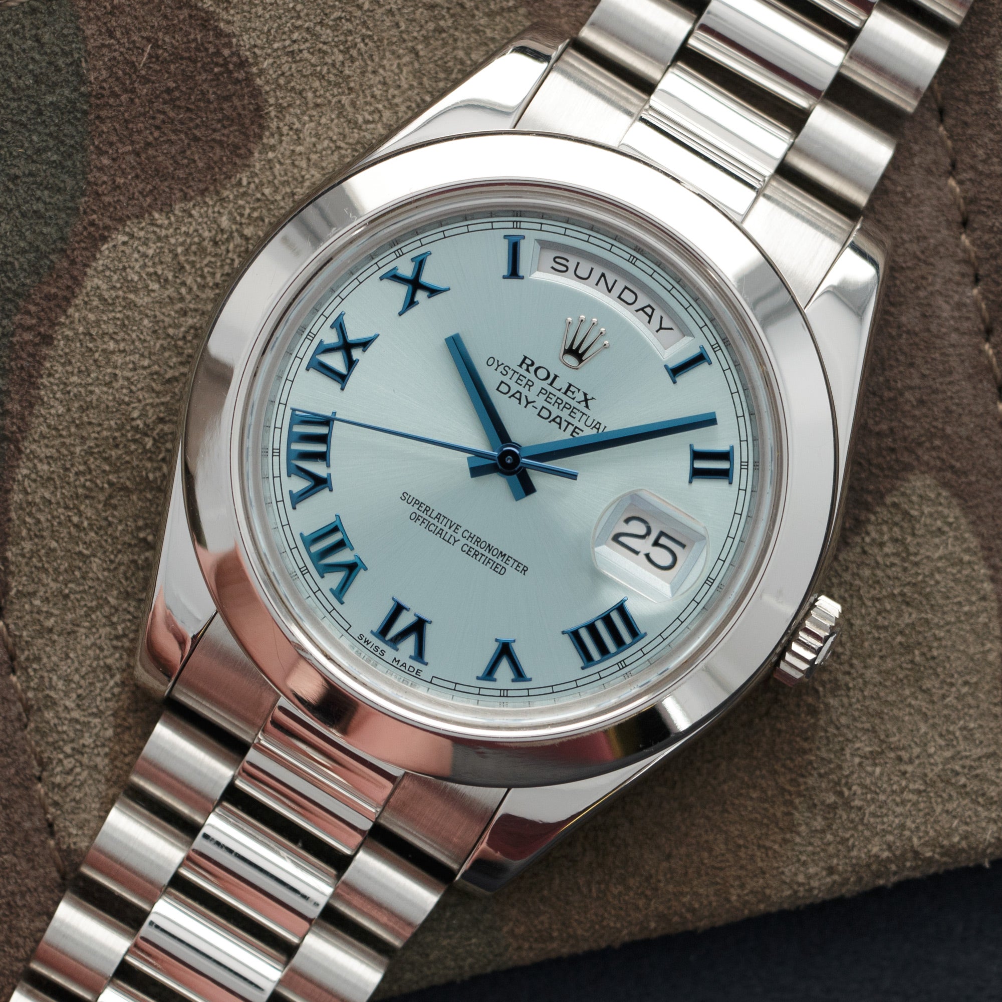Rolex - Rolex Platinum Day-Date 41mm Watch Ref. 218206 - The Keystone Watches