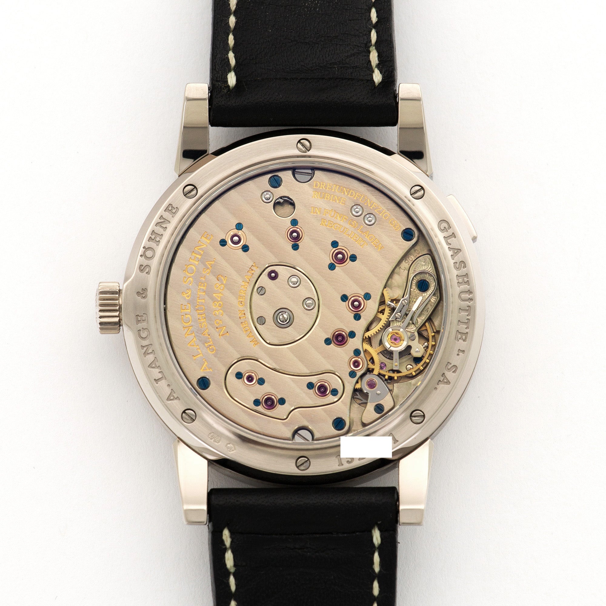 A. Lange & Sohne - A. Lange & Sohne White Gold Lange 1 Luminous Watch Ref. 101.029 - The Keystone Watches