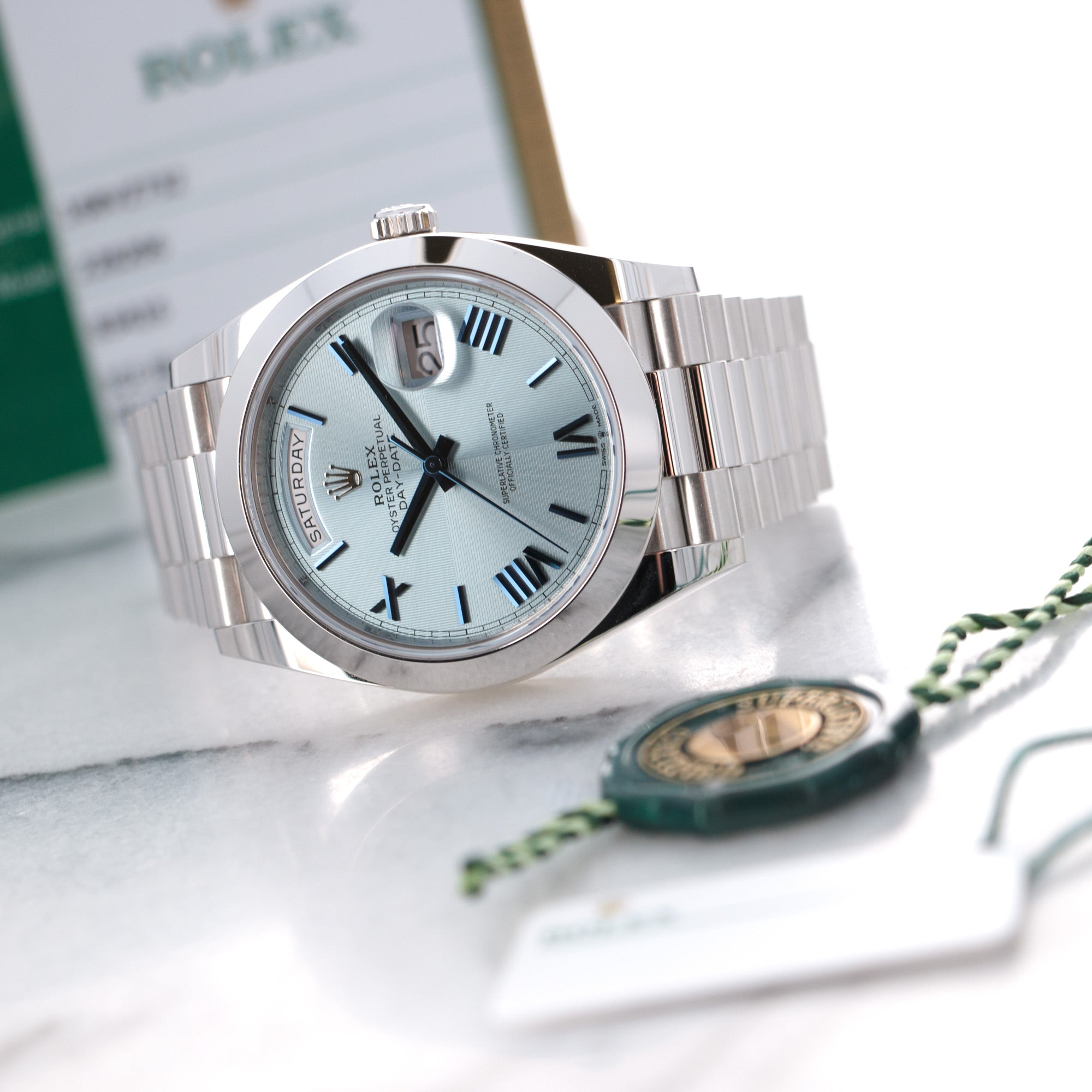 Rolex - Rolex Platinum Day-Date 40mm Watch Ref. 228206 - The Keystone Watches
