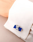 Patek Philippe - Patek Philippe White Gold Lapis Cufflinks, Gilbert Albert (Objet) - The Keystone Watches