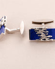 Patek Philippe - Patek Philippe White Gold Lapis Cufflinks, Gilbert Albert (Objet) - The Keystone Watches