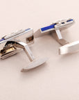 Patek Philippe White Gold Lapis Cufflinks, Gilbert Albert (Objet)