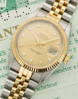 Rolex Two-Tone Datejust Diamond Watch Ref. 16013