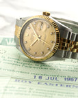 Rolex Two-Tone Datejust Diamond Watch Ref. 16013