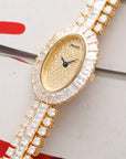 Piaget - Piaget Yellow Gold Baguette Bezel with Pave Dial and Diamonds Bracelet - The Keystone Watches