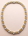 Rolex Yellow & White Gold Diamond Chain Link Necklace (Objet)