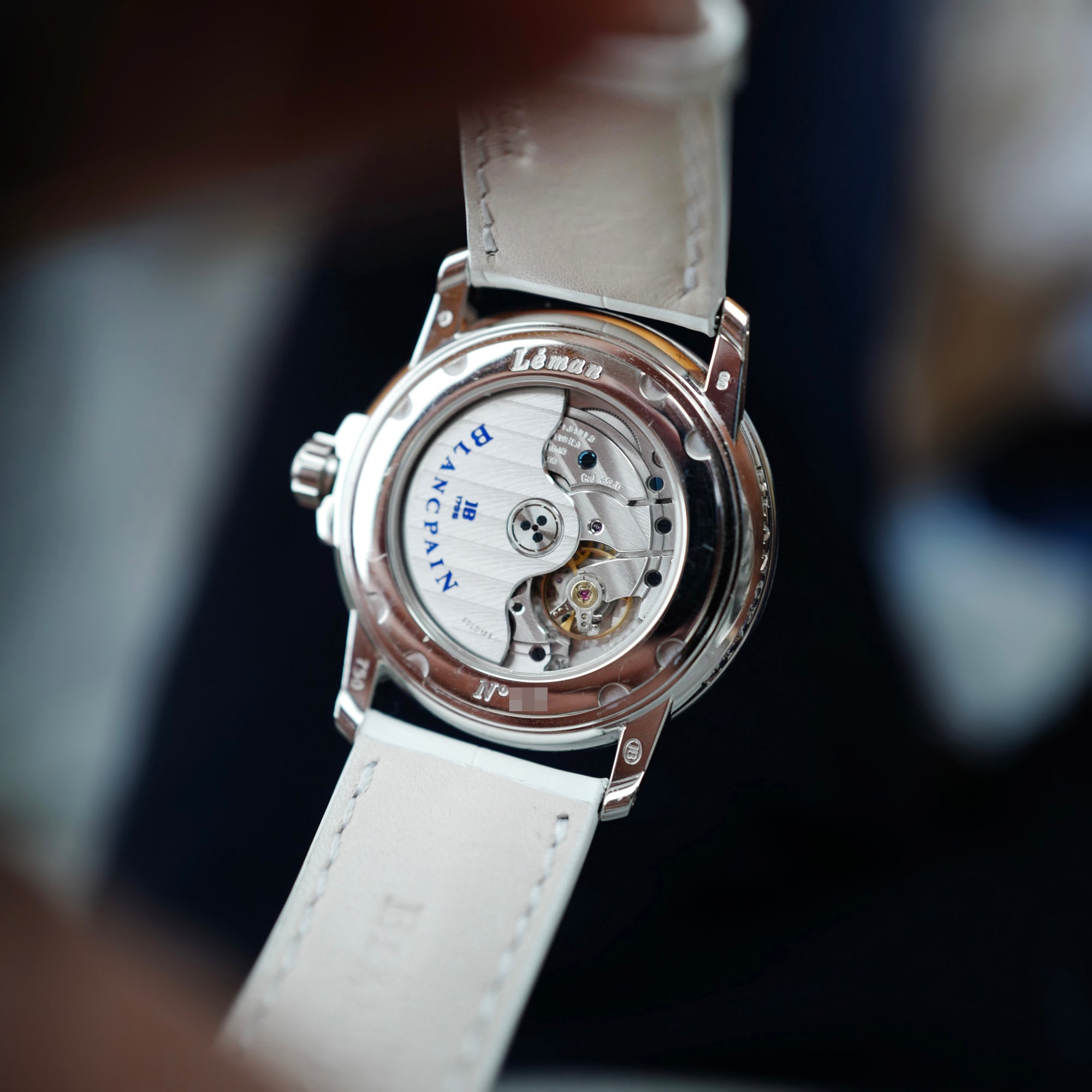 Blancpain - Blancpain White Gold Grand Date with Baguette Bezel and Diamond Mother of Pearl Dial (New Arrival) - The Keystone Watches