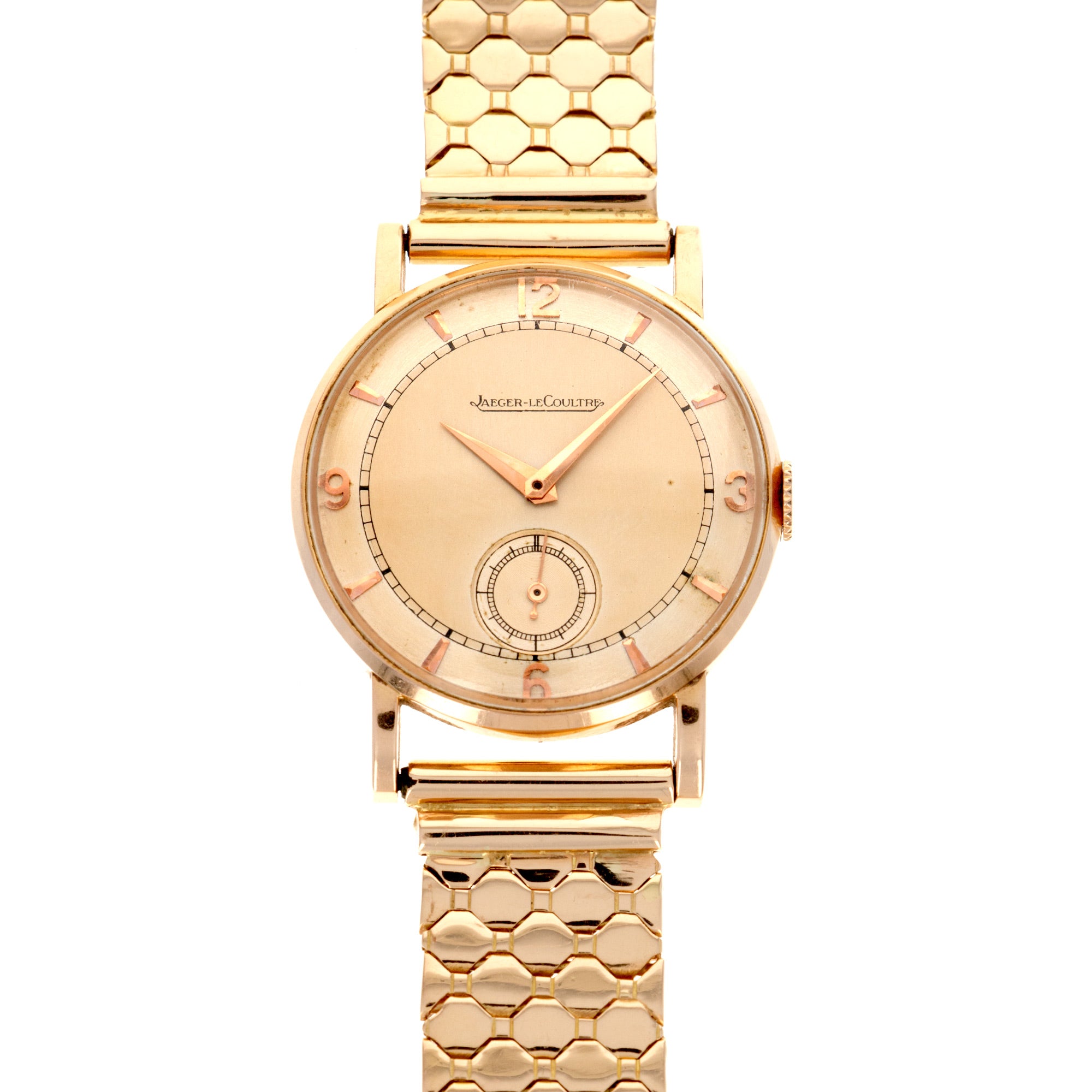 Jaeger LeCoultre Rose Gold Bracelet Watch