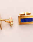 Patek Philippe - Patek Philippe 18K Yellow Gold Lapis Cufflinks, 1960s (Objet) - The Keystone Watches