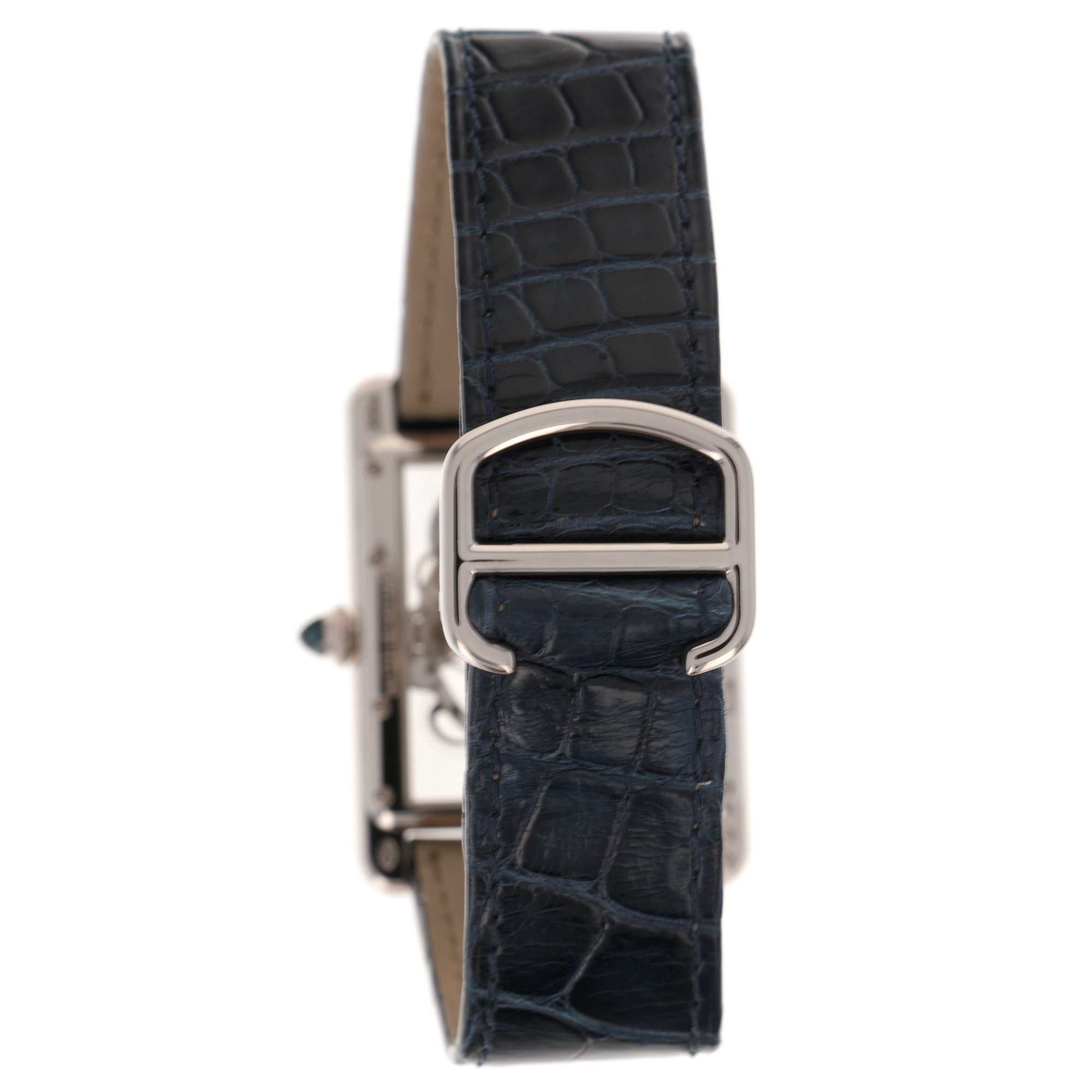 Cartier White Gold Tank Louis Skeleton Watch Ref. W5310012