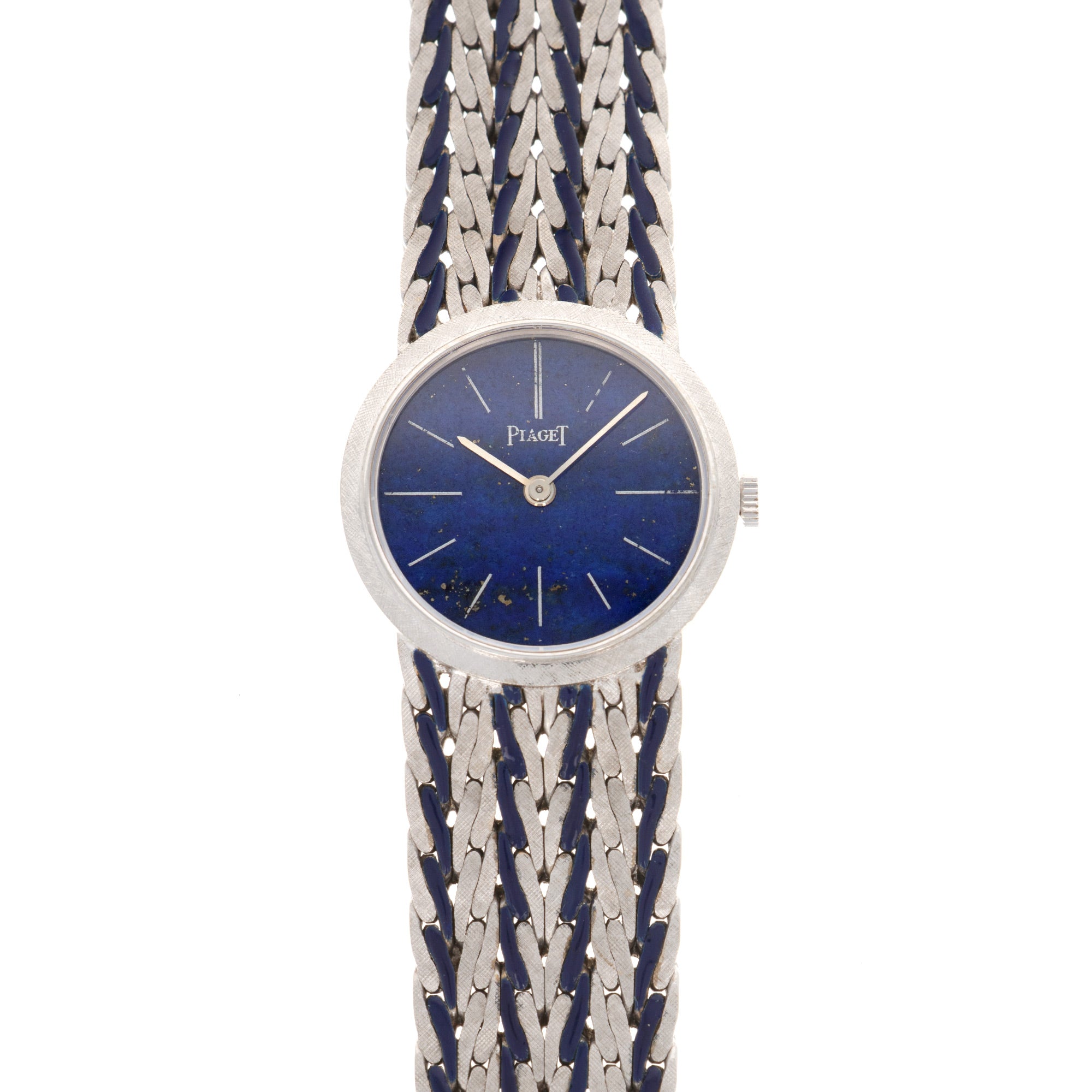 Piaget - Piaget White Gold Lapis Enamel Watch Ref. 924 - The Keystone Watches