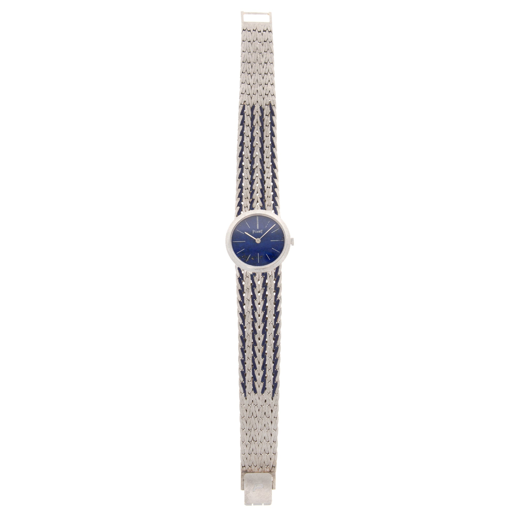 Piaget - Piaget White Gold Lapis Enamel Watch Ref. 924 - The Keystone Watches