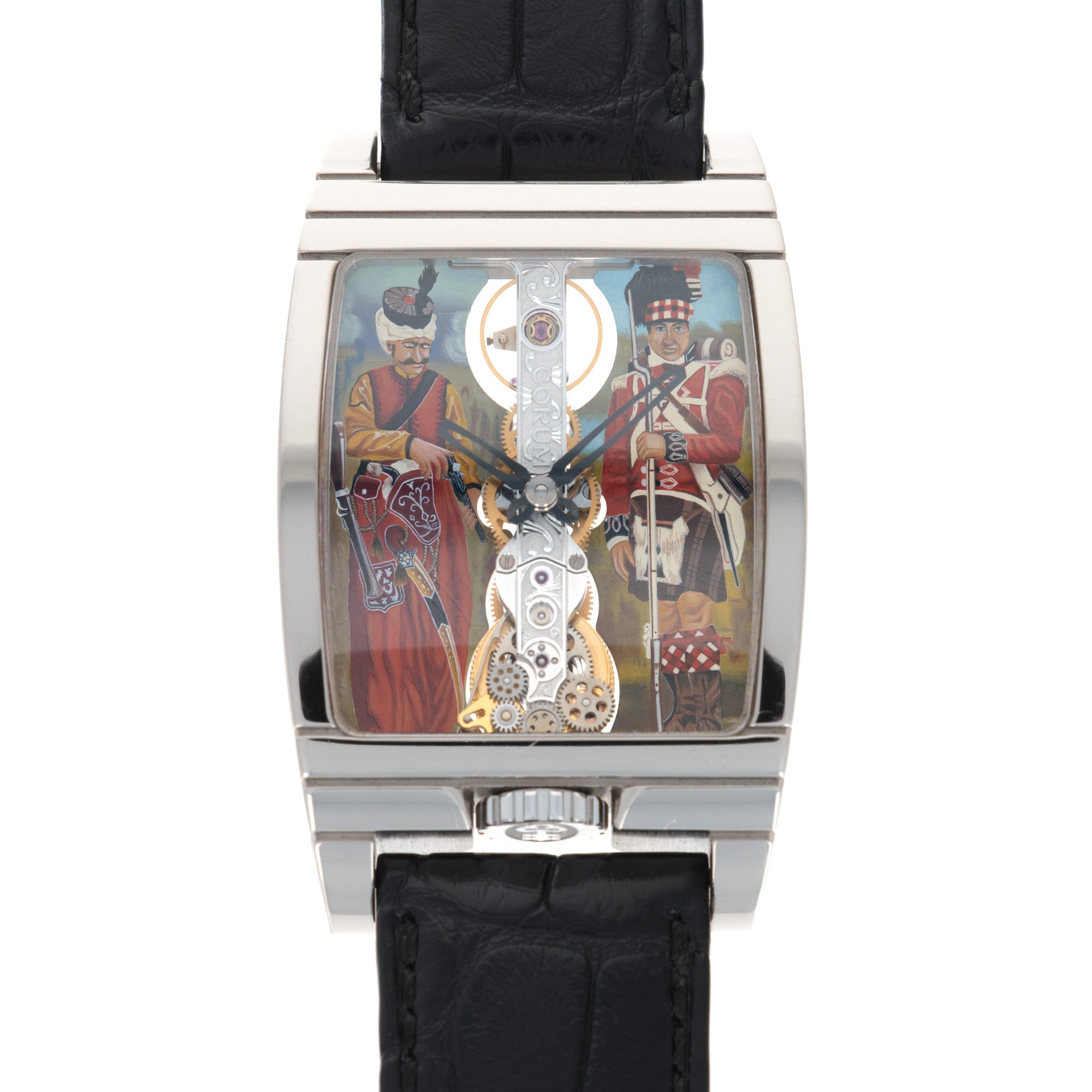 Corum White Gold Golden Bridge Napoleon Watch