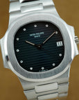 Patek Philippe Platinum Nautilus Watch Ref. 3800 with Original Box and Papers (New Arrival)