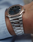 Patek Philippe Platinum Nautilus Watch Ref. 3800 with Original Box and Papers (New Arrival)