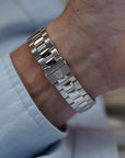 Patek Philippe Platinum Nautilus Watch Ref. 3800 with Original Box and Papers (New Arrival)