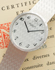 Patek Philippe White Gold Automatic Calatrava Watch Ref. 3588, with Original Box and Papers