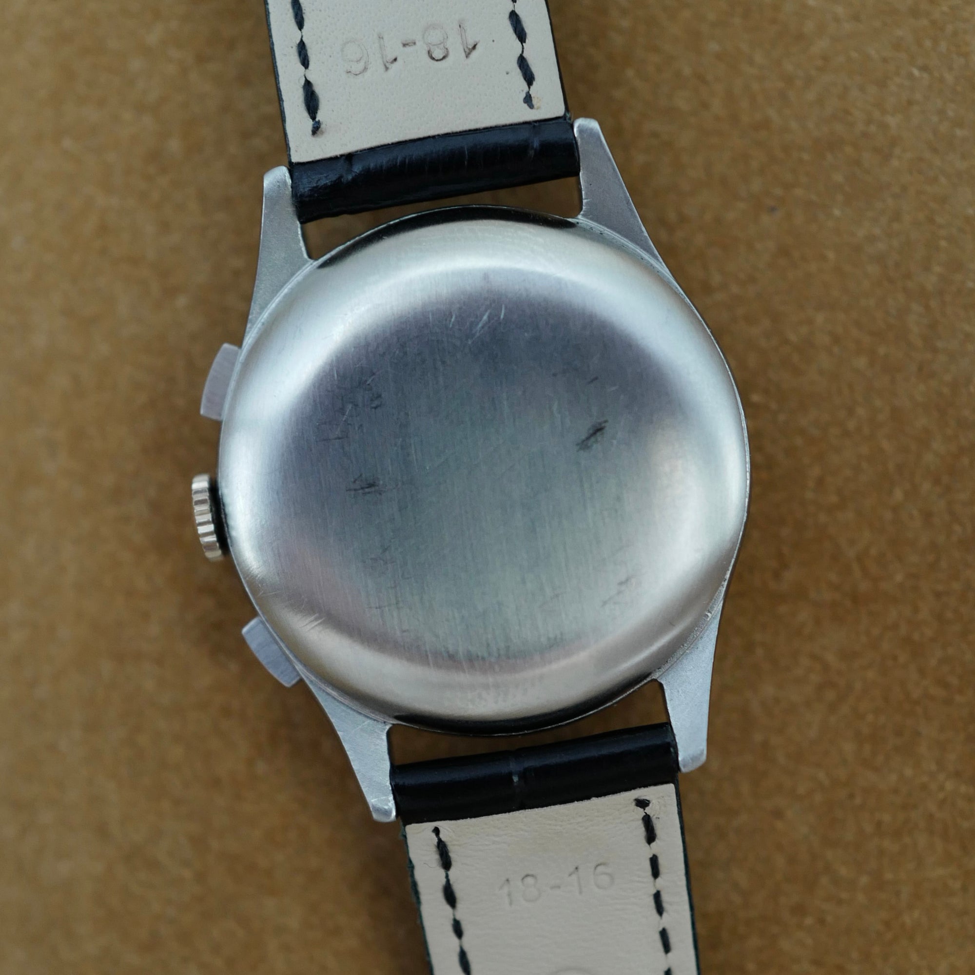 Breguet Steel Chronograph Watch, 1940s (New Arrival)