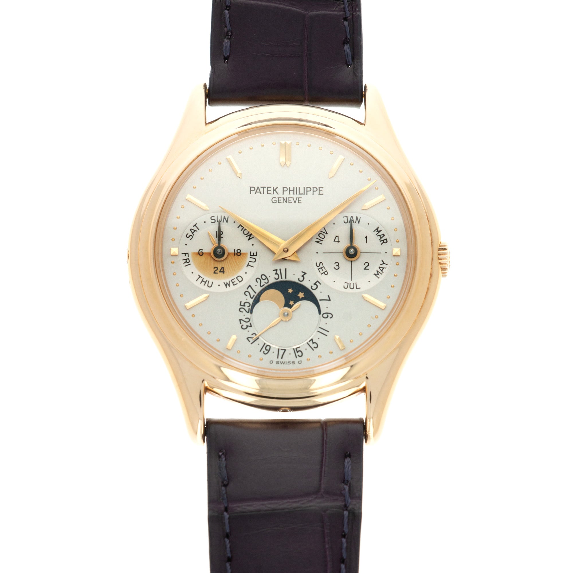 Patek Philippe Yellow Gold Perpetual Calendar Watch Ref. 3940