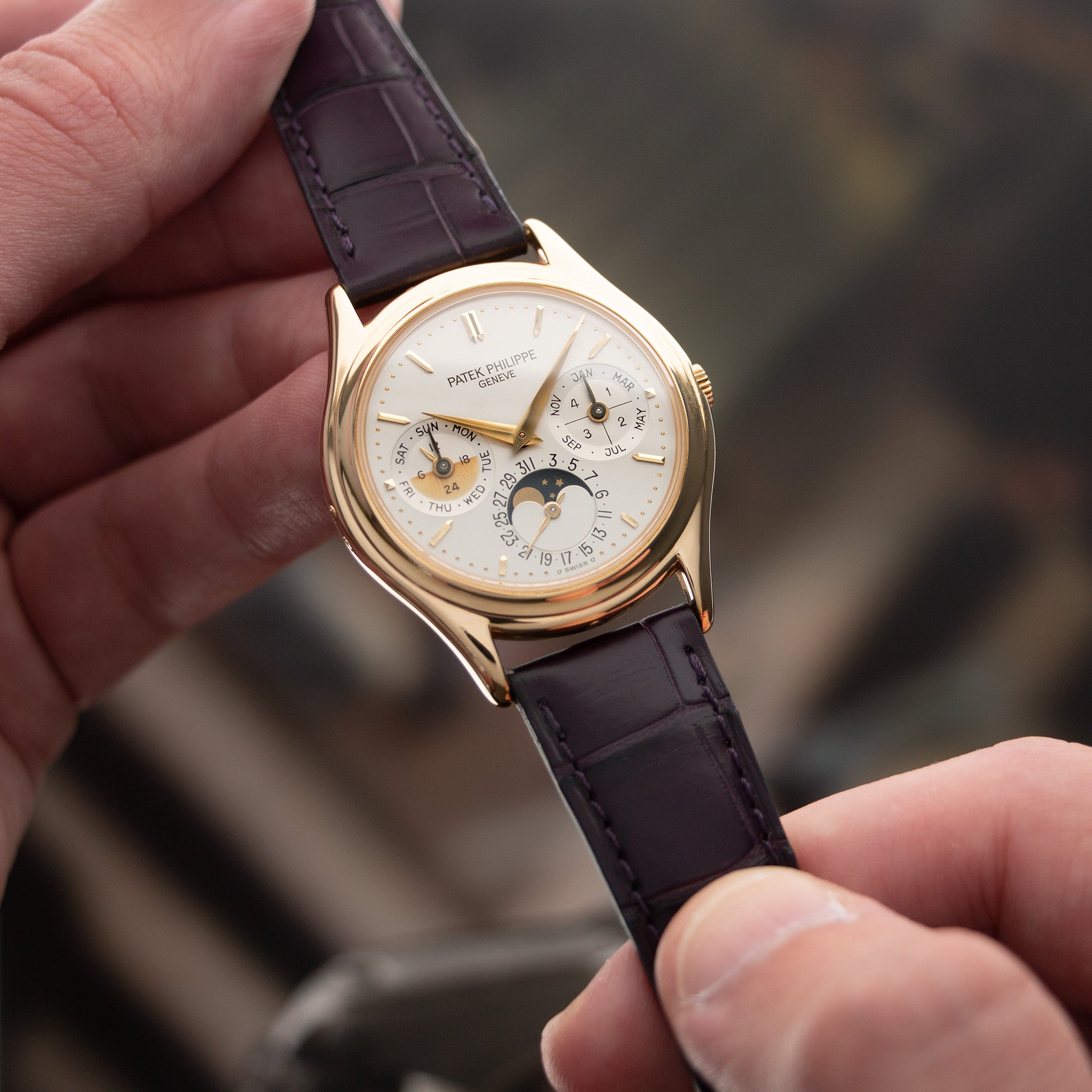 Patek Philippe Yellow Gold Perpetual Calendar Watch Ref. 3940