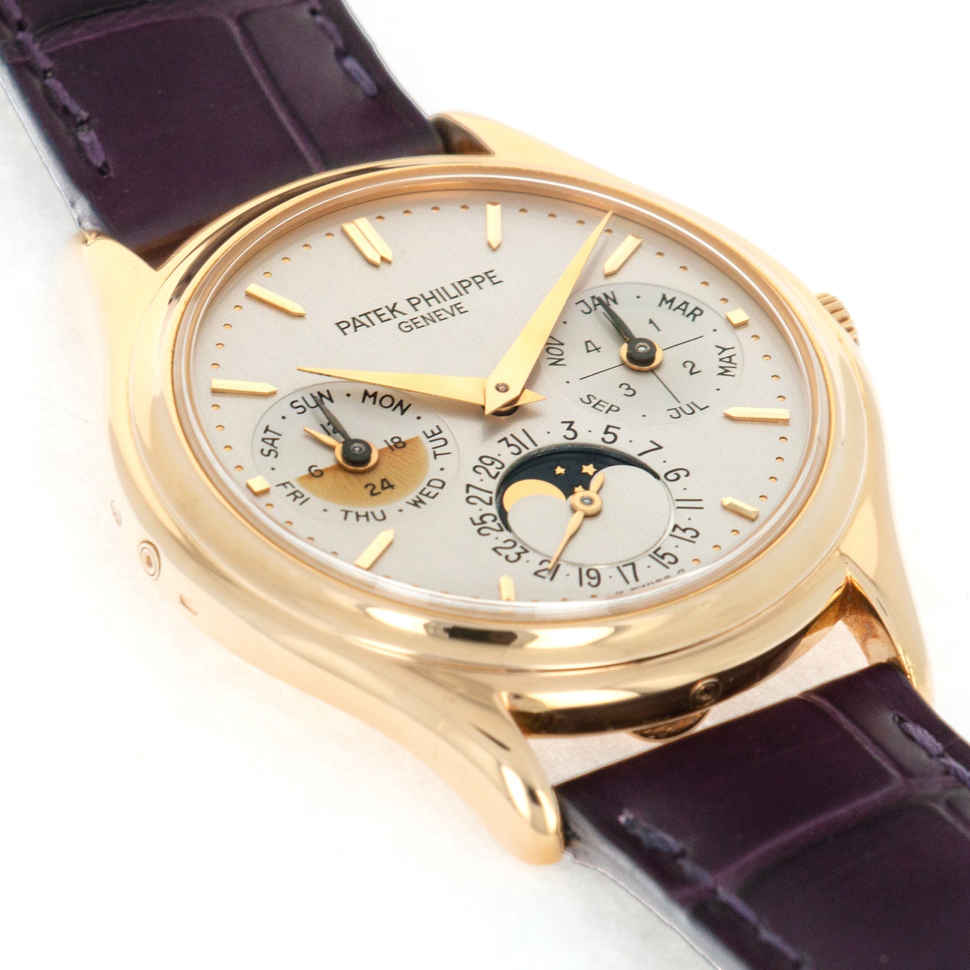 Patek Philippe Yellow Gold Perpetual Calendar Watch Ref. 3940