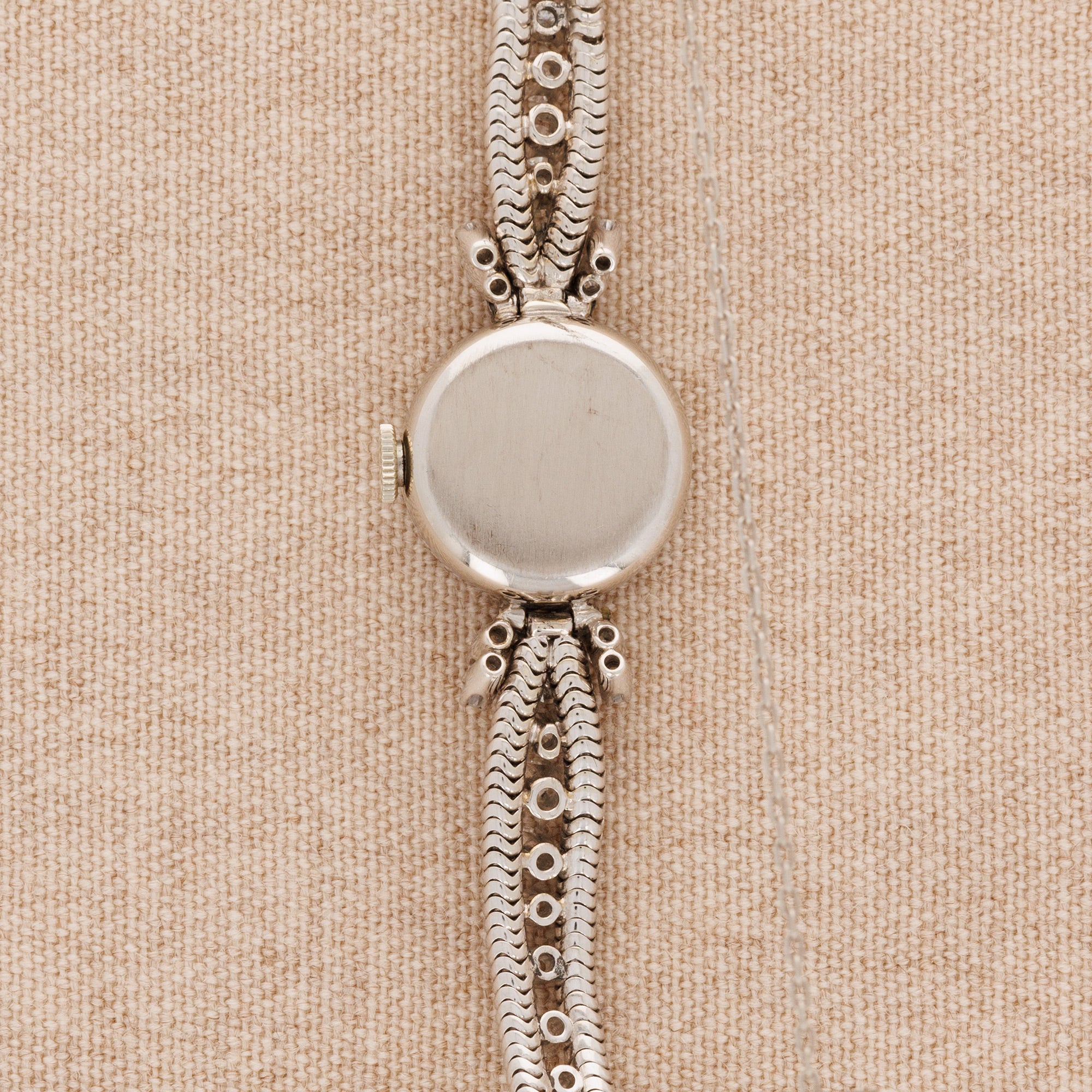 Rolex Ladies Vintage White Gold Diamond Watch