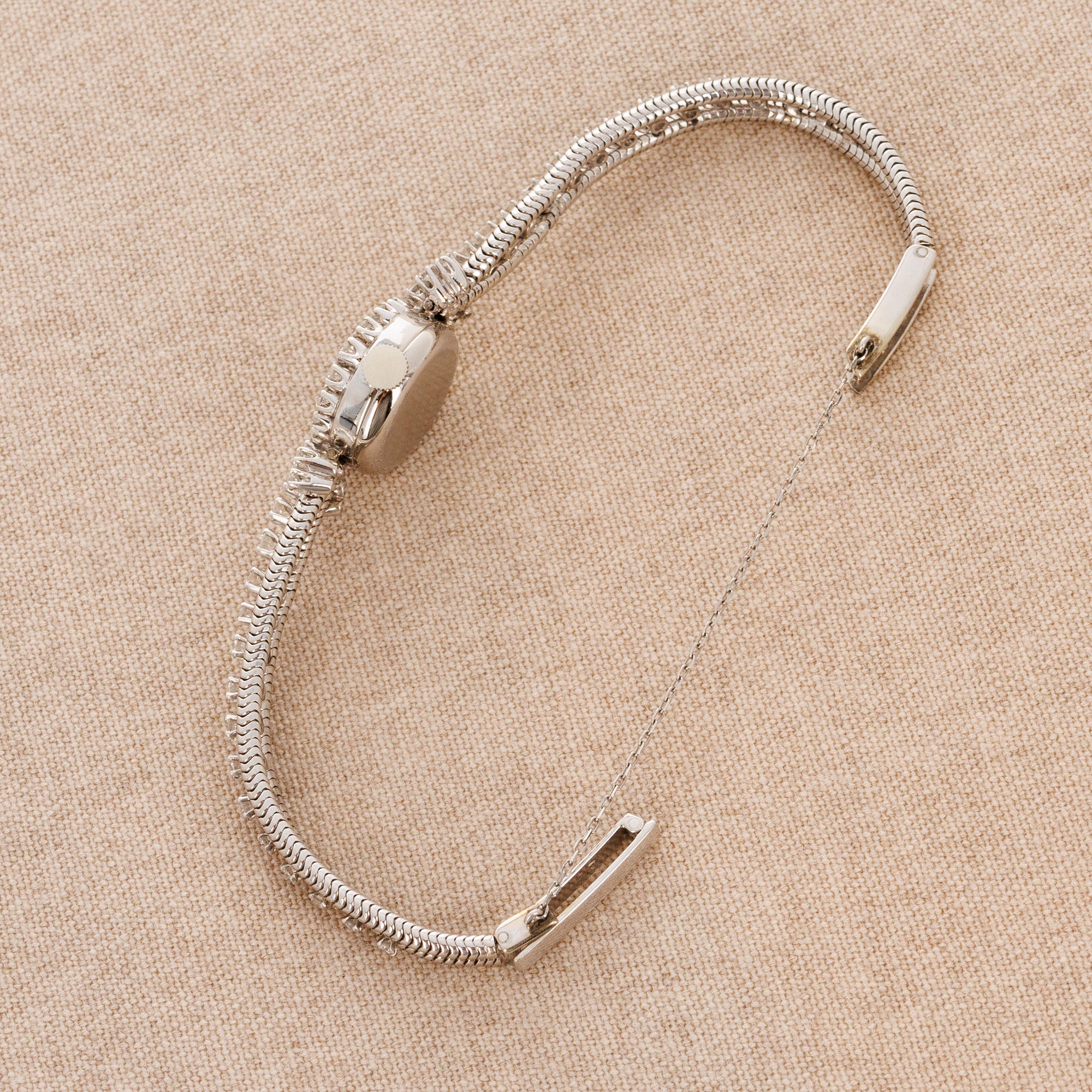 Rolex Ladies Vintage White Gold Diamond Watch