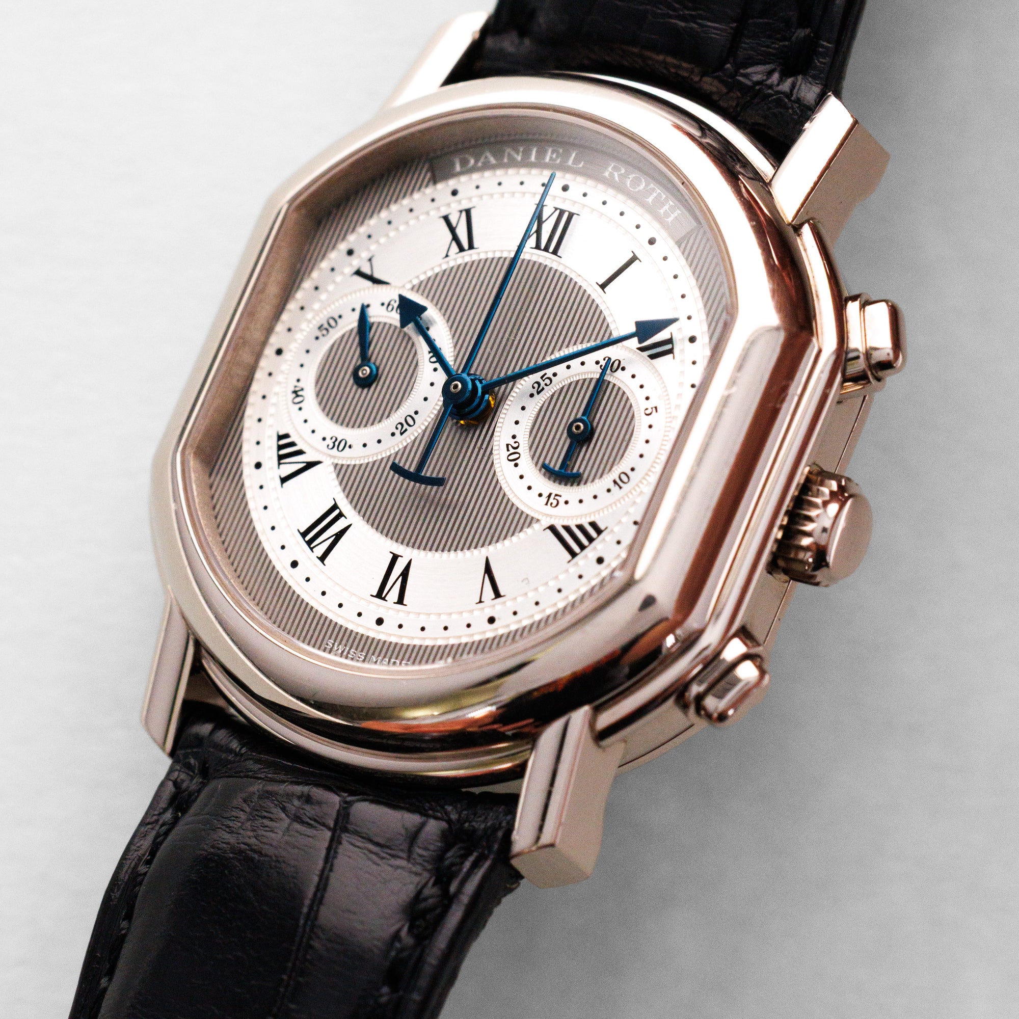 Daniel Roth White Gold Chronograph Watch Ref. 447.J.10