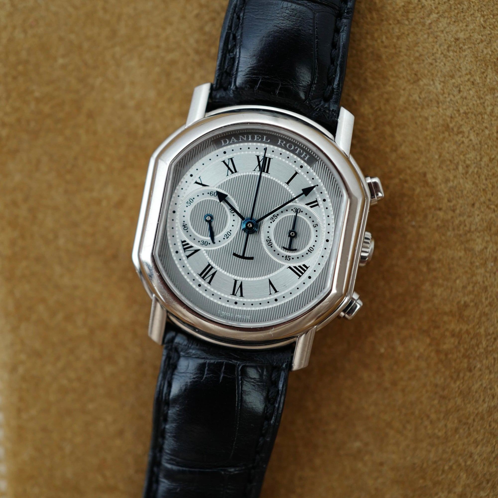 Daniel Roth White Gold Chronograph Watch Ref. 447.J.10