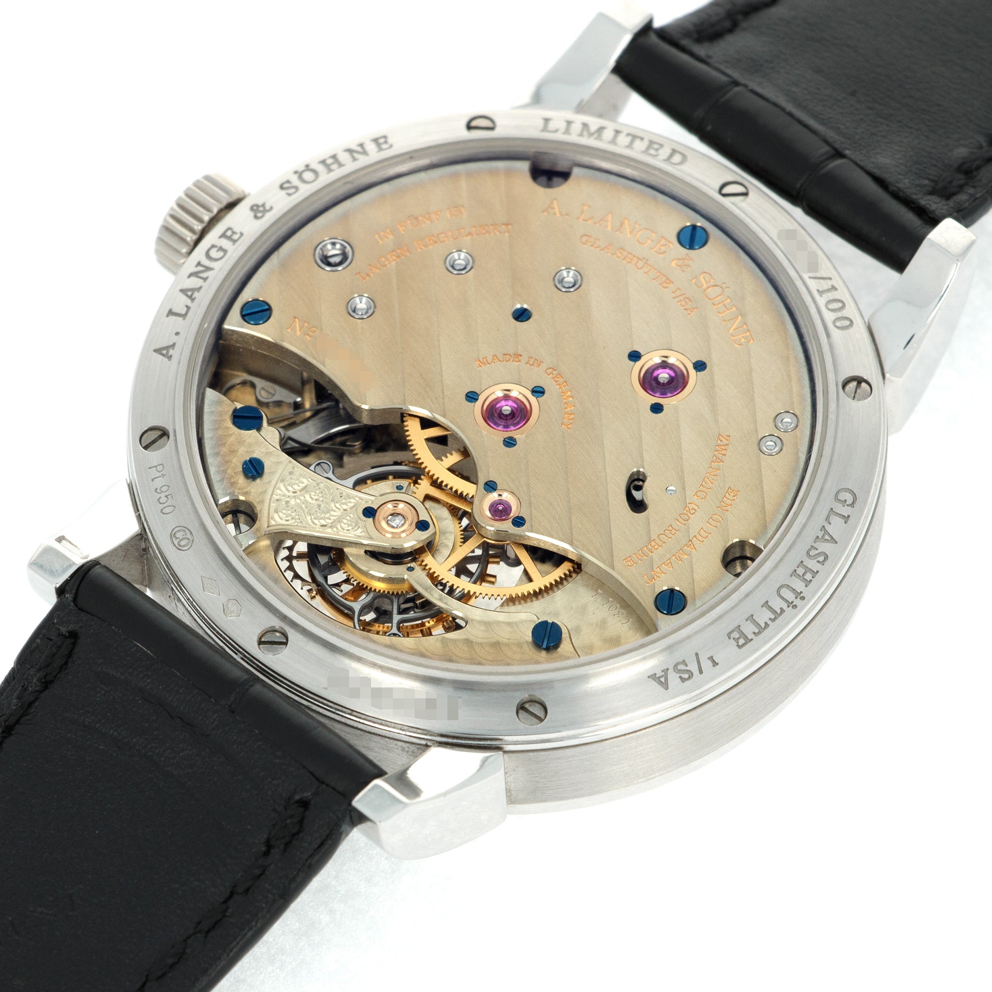 A. Lange &amp; Sohne Platinum 1815 Tourbillon Watch Ref. 730.025