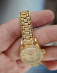 Rolex Yellow Gold Datejust full Diamond bracelet Watch Ref. 69138