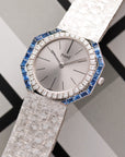 Piaget White Gold Diamond and Sapphire Bezel