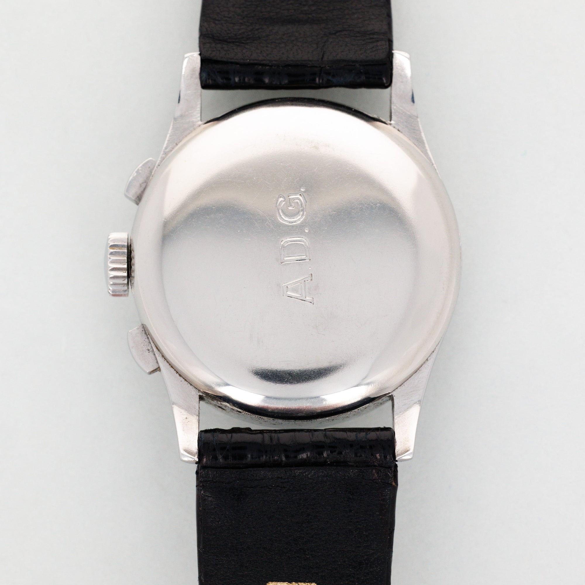 Patek Philippe Steel Chronograph Ref. 130, Retailed by Gubelin