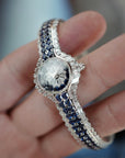 Piaget White Gold Diamond & Sapphire Watch Ref. 40030