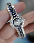 Piaget White Gold Diamond & Sapphire Watch Ref. 40030